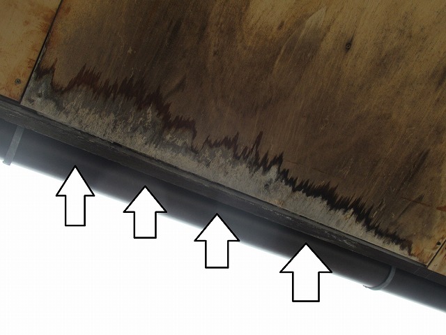 甲府市のビルのガルバリウム鋼板立平葺きによる屋根カバー工法(現場調査②)